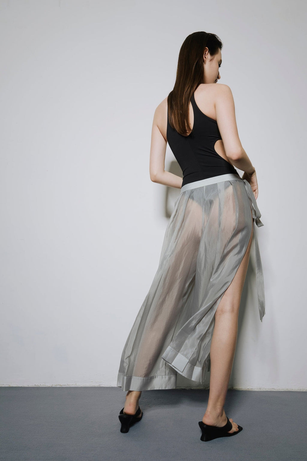 Cloud Sheer Tied Pants