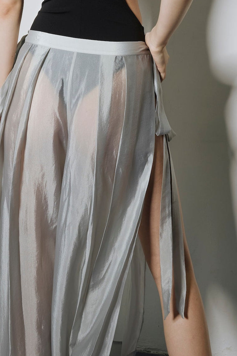 Cloud Sheer Tied Pants