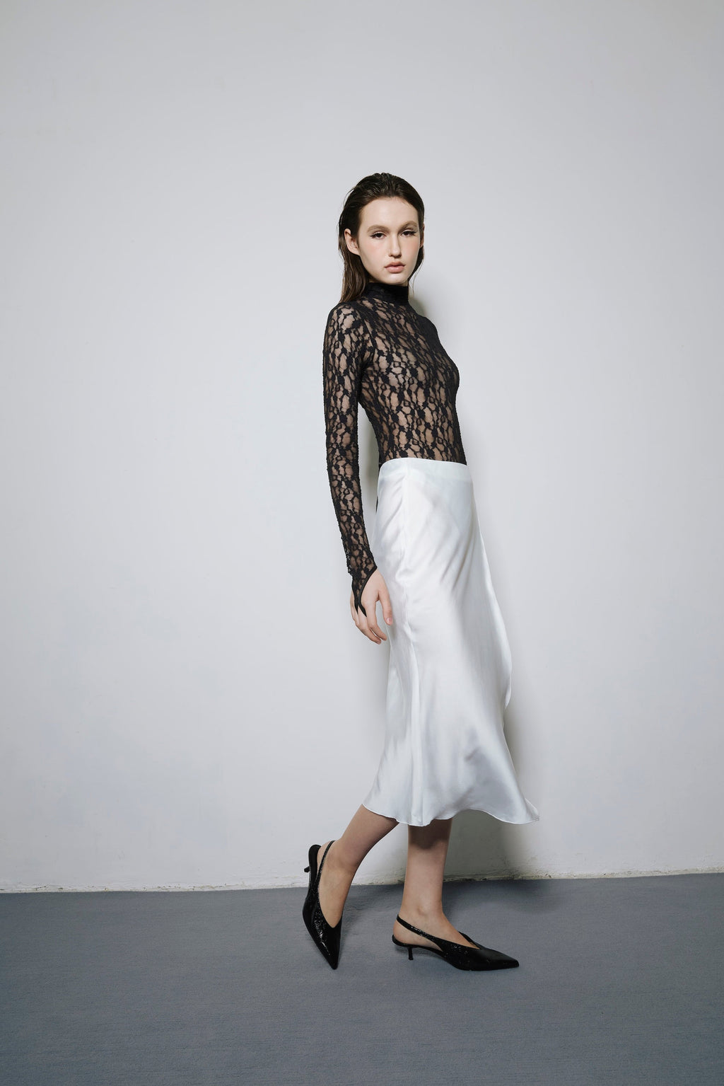 Ribbon Lace Bodysuit