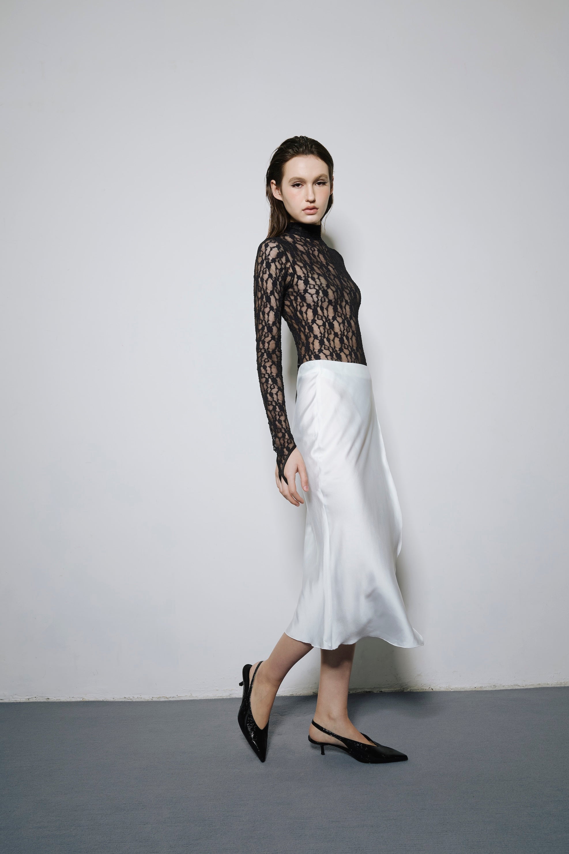 Ribbon Lace Bodysuit