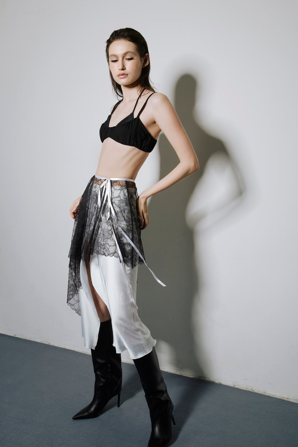 Shadow Lace Skirt Set