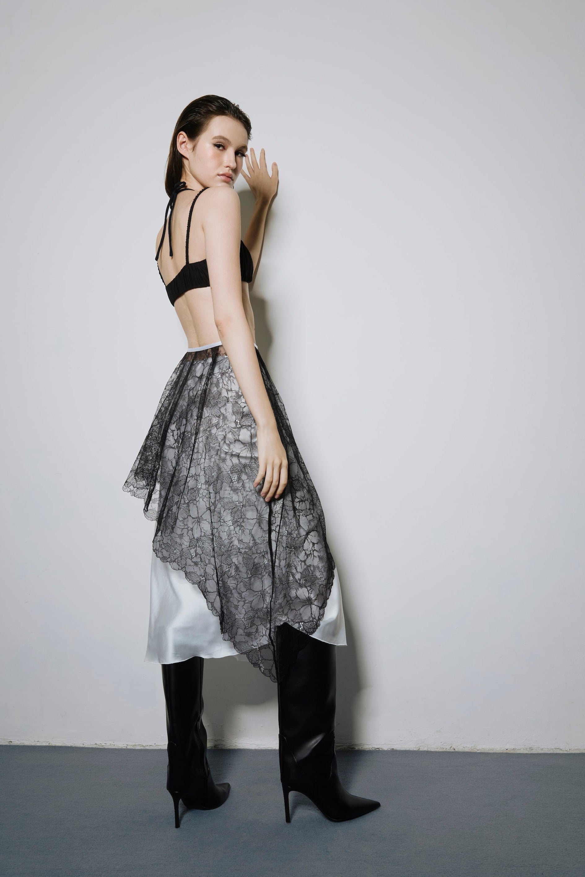 Shadow Lace Skirt Set