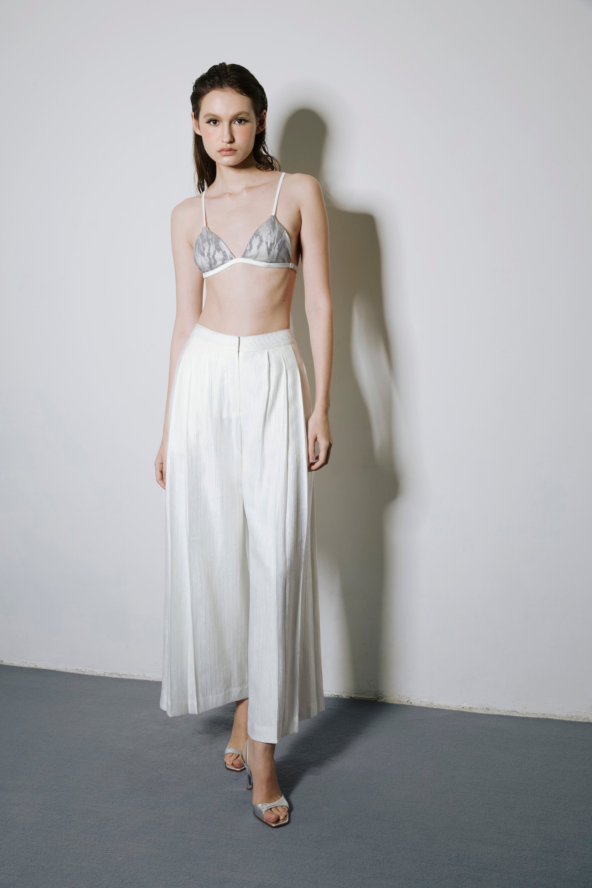 Sheen Drift Pleated Pants