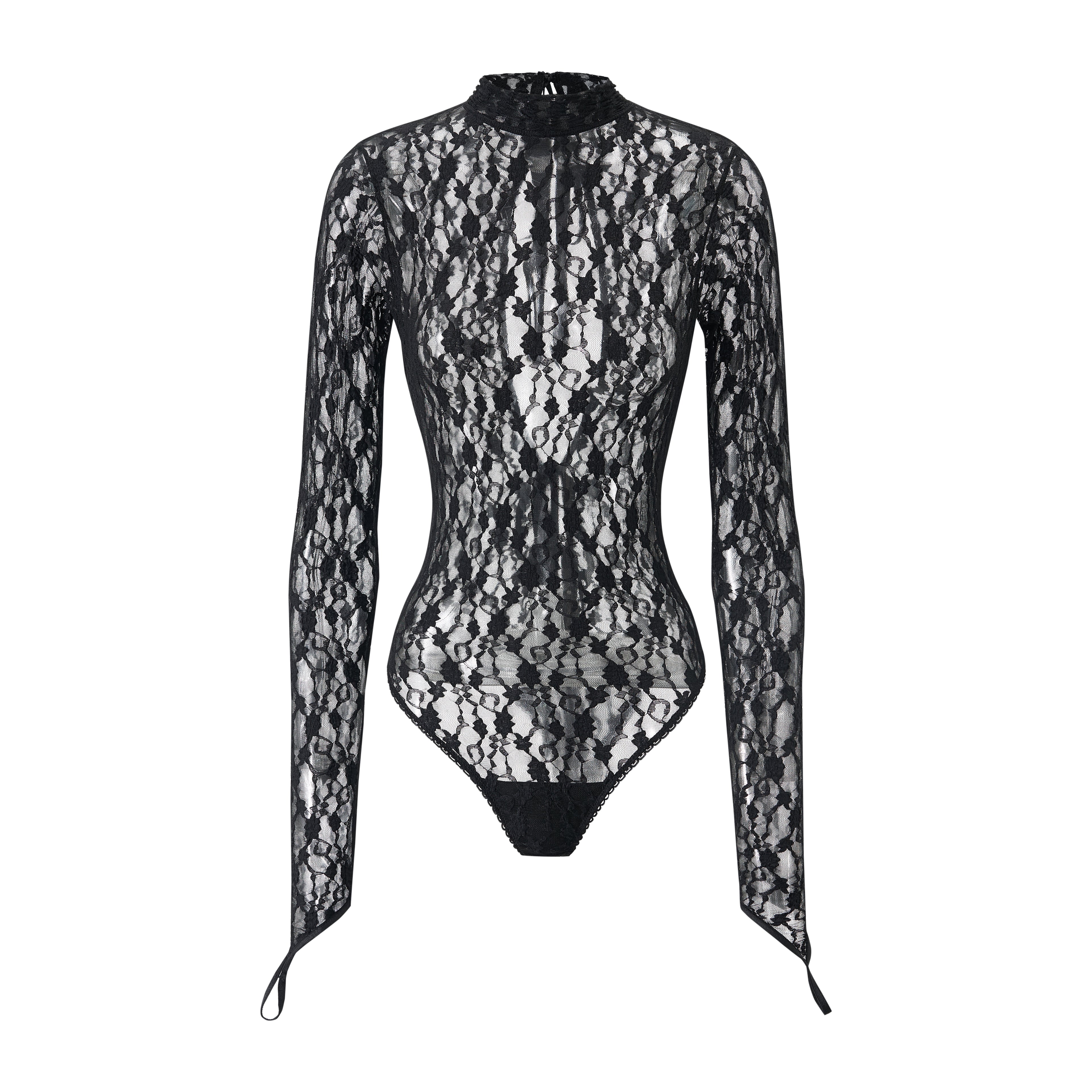 Ribbon Lace Bodysuit