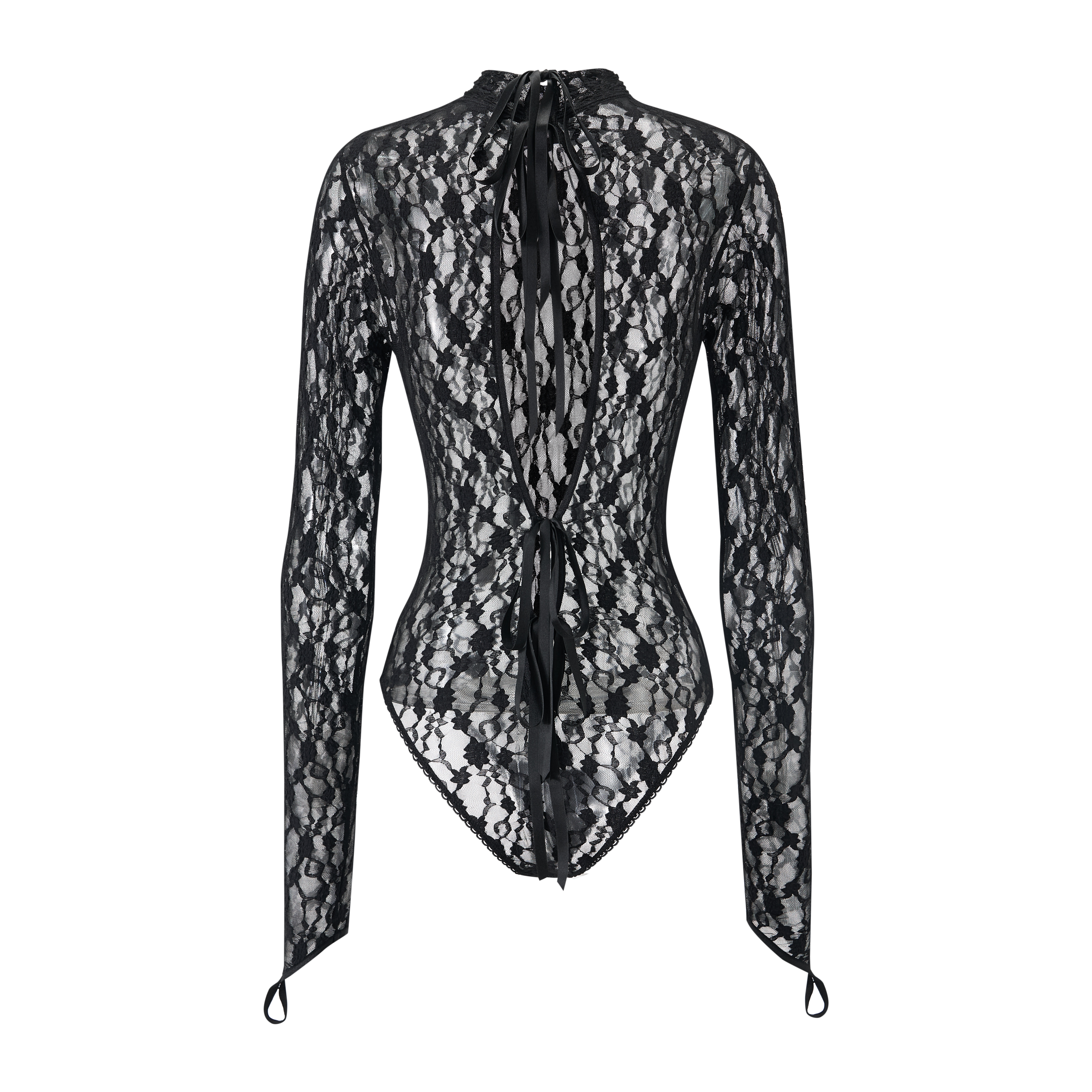 Ribbon Lace Bodysuit