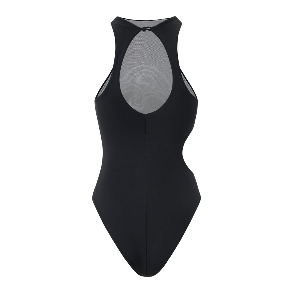 Illusion Embroidered Bodysuit