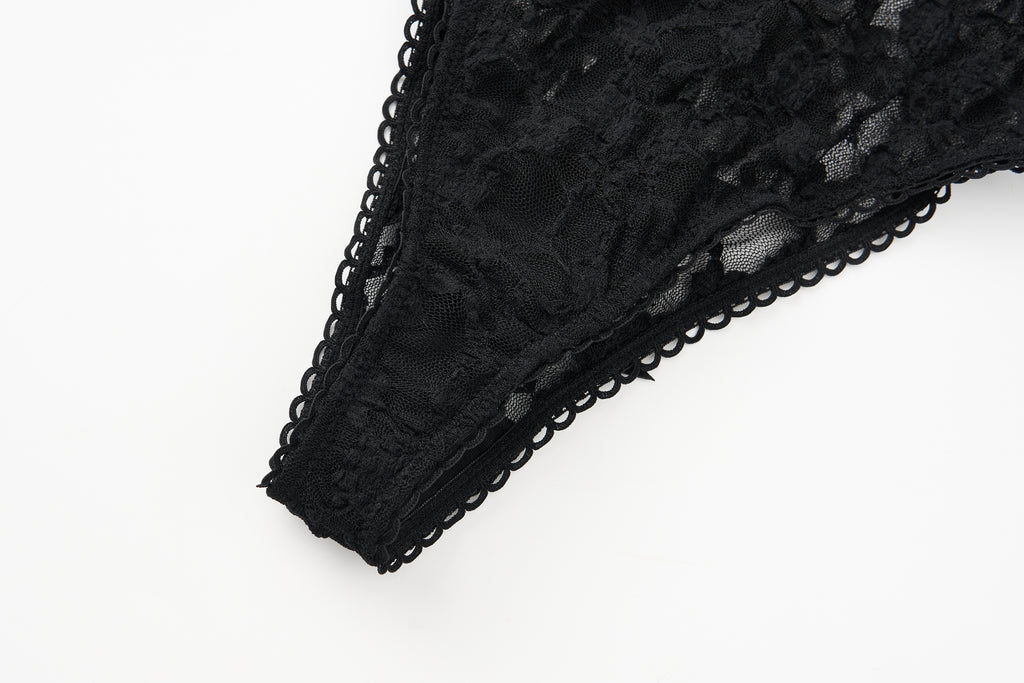 Ribbon Lace Bodysuit