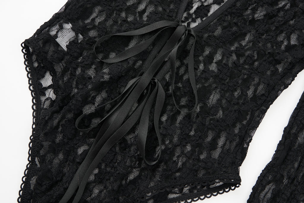 Ribbon Lace Bodysuit
