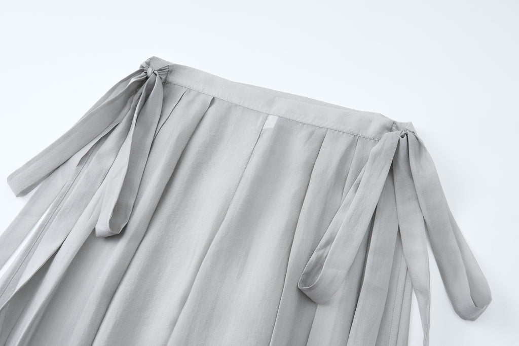 Cloud Sheer Tied Pants