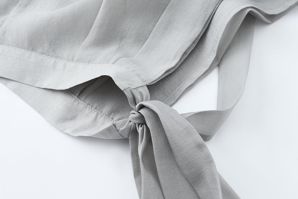 Cloud Sheer Tied Pants